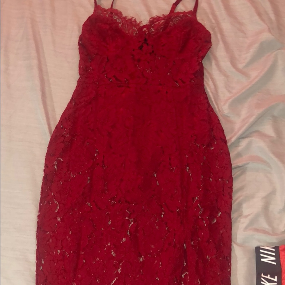 Red Lace Dress